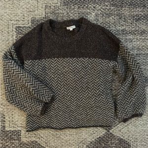 Blu Pepper Wool chevron sweater sz 8
